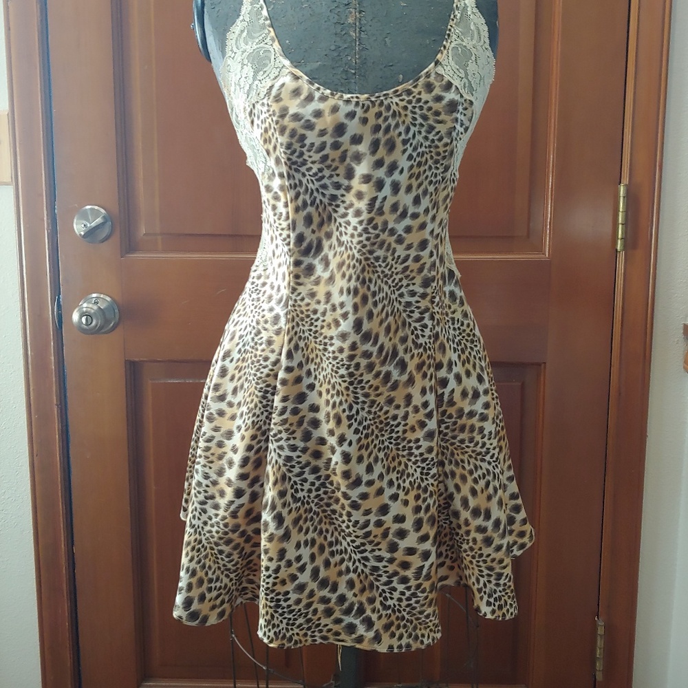 Victoria's Secret Leopard and Lace Nighty S